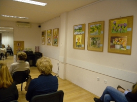 Otvorenje izložbe - crtanje i slikanje