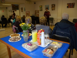 Otvorenje izložbe slika, Ljiljana Smontara