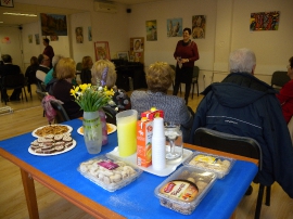 Otvorenje izložbe slika, Ljiljana Smontara