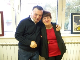 Otvorenje izložbe slika, Marija Glavičić Počuč