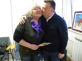 Otvorenje izložbe slika, Marija Glavičić Počuč