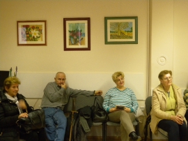 Otvorenje izložbe slika, Marija Glavičić Počuč