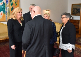 Prijem, Predsjednica RH