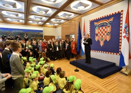 Prijem, Predsjednica RH